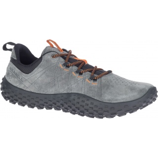 Merrell Minimal Running Shoes Wrapt Granite Grey Men